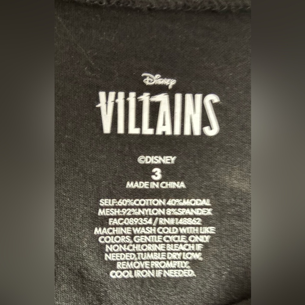 Torrid Disney Villains Mesh Sleeve Tee - Picture 4 of 4